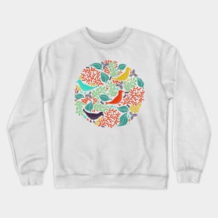 Birds Circle Crewneck Sweatshirt